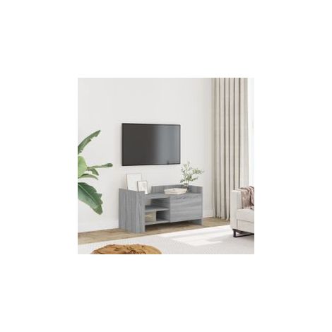 Meuble TV sonoma gris 80x35x40 bois d'ingénierie (1/5)