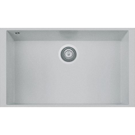 Lavello composito cucina Plados ON7610ST una vasca Sottotop - UM41 Alluminio