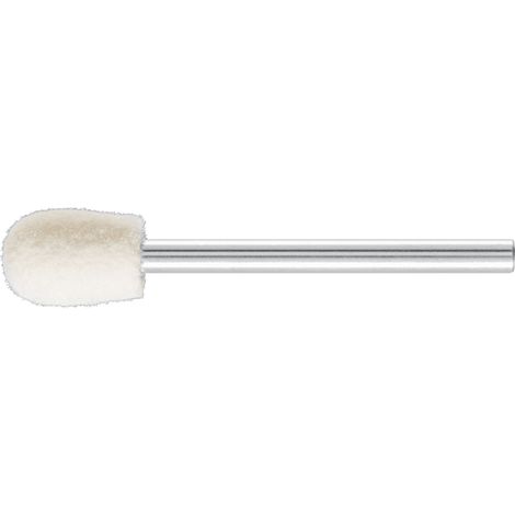 PFERD TOOLS mittelharte Filzpolierstifte Tropfenform Ø 8x12 mm Schaft-Ø 3 mm 10 Stk (1/5)