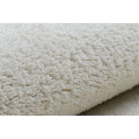 TAPIS - MOQUETTE VELVET MICRO crème plaine couleur unie beige 100x400 cm (1/5)