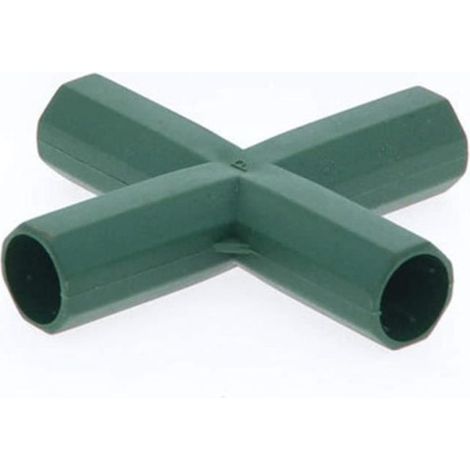 Connecteur de construction de cadre de serre, 10Pcs Connecteur de meubles de cadre de serre en plastique 16mm raccord PVC, B (1/4)