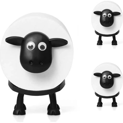 3 Pièces Porte Papier Mouton Toilet Roll Holder Porte Rouleau Papier Toilette Mouton Support Papier WC Hilarant pour Toilettes Salle de Bain (1/5)