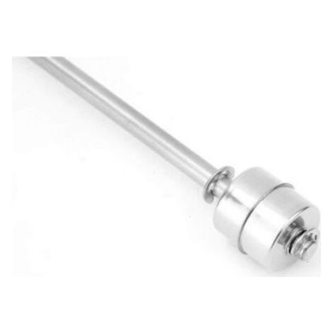 Interrupteur A Flotteur - Acier Inoxydable 304 - Pour Controle Niveau Eau Reservoir Piscine Aquarium - Longueur 250 mm (1/4)