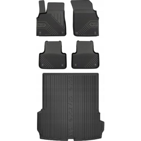 SET 77 Alfombrillas de goma y alfombrilla AUDI Q7 2 desde 2015- (1/5)