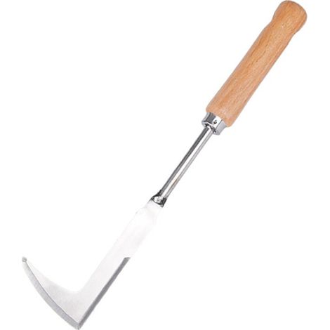 Couteau de désherbage multifonctionnel pour jardin, outil de désherbage manuel pour fissures de pavés, crevasses murales et joints de pierre, arrache-mauvaises herbes à main avec racines (1/2)