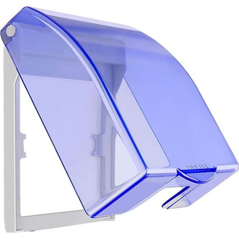 Transparent Childproof Socket Cover, Waterproof Socket Box, Waterproof Socket Box, Suitable for Bathroom Sockets, Prevents Water from Splashing into the Socket (1/5)