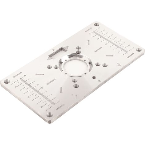 Wendeplatte für Trimm- und Fräsmaschinen, Führungstisch aus Aluminiumlegierung, Fasenbrett für die Holzbearbeitung (1/5)