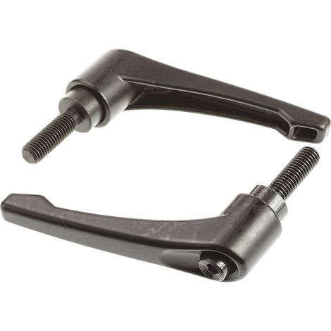 Levier de serrage RS PRO, , filetage M10, Mâle L. 32mm ( Prix pour Paquet de 2 )