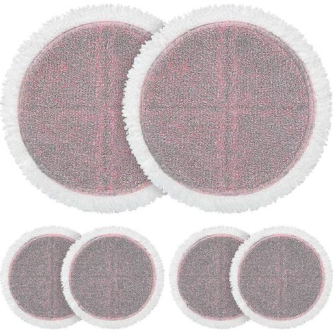 AURA Lot de 6 lingettes de nettoyage de rechange pour balai électrique rotatif, lingettes de nettoyage de rechange pour balai électrique A[PB] (1/5)