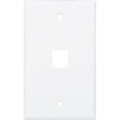 Panneau de 5 prises réseau 120 broches, type américain, simple, à plaque murale plate RJ45 (1/5)