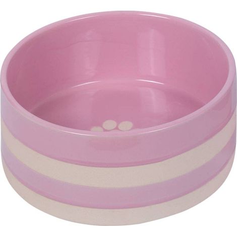 Gamelle en céramique Rose/crème Ø 21 x 8,5 cm 2 l (1/2)