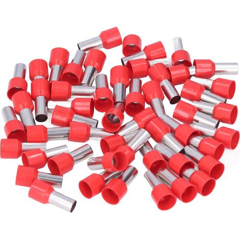 50 pieces of insulated crimp terminals, European style, 2 AWG E35-16 cable connectors (1/5)