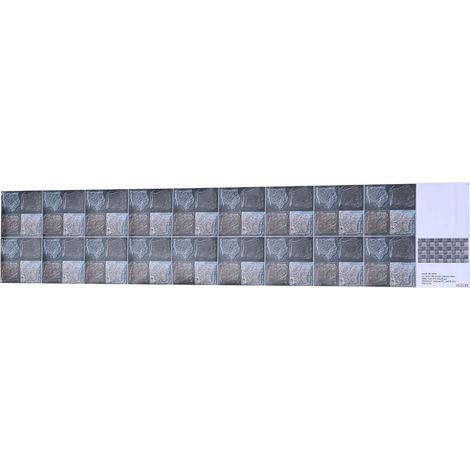 Sticker mural autocollant imperméable pour carrelage, à décoller et à coller, pour décorer le fond de la salle de bain ou de la cuisine. (1/5)
