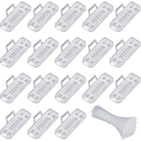Etichette per cavi Dailygoods, 50 pezzi, etichette per cavi scrivibili (1/5)