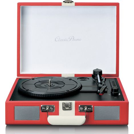 LENC Giradischi TT-110 5W Rosso / Bianco