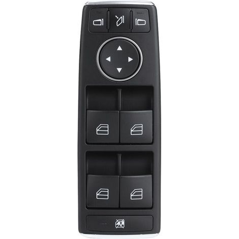 Interrupteur de fenêtre électrique, interrupteur d'alimentation noir avant gauche haute sensibilité résistant à l'abrasion 2128208310 pour accessoire de voiture (1/4)