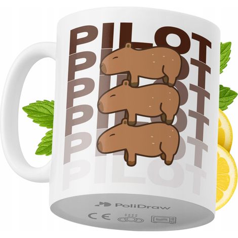 Tazza da caffè/tè divertente e umoristica per un pilota, con grafica e testo divertenti. Tazza ideale per compleanni, onomastici e festività. Tazza premium per occasioni speciali, per casa, ufficio, l