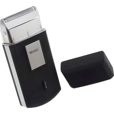 Wahl Rasoir mobile - Rasoir électrique sans fil avec étui depour le voyage -pour la tête et la barbe (1/2)