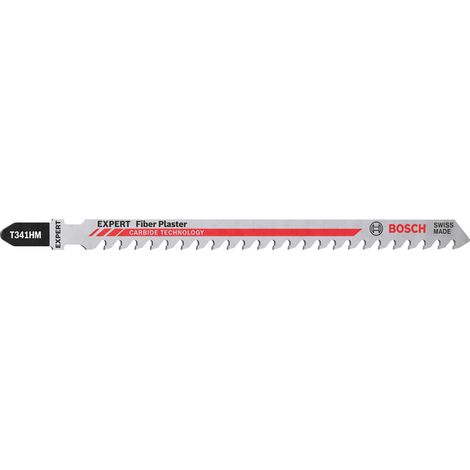 Bosch Accessories 2608900564 EXPERT ‘Fiber Plaster’ T 341 HM Stichsägeblatt, 3 Stück 3 St. (1/10)