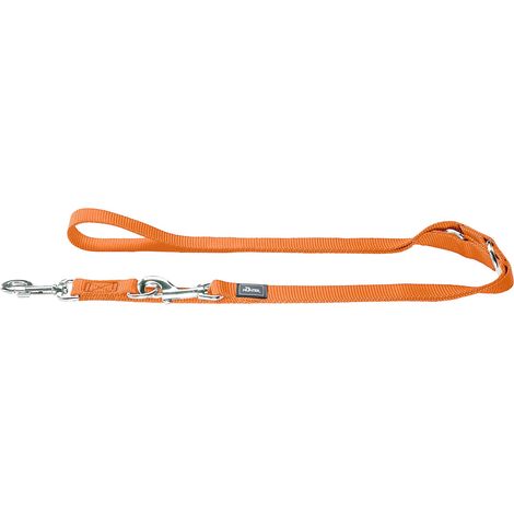 Guinzaglio da passeggio regolabile 20/200Nylon arancione
