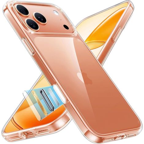 Handyhülle iPhone 17 Pro Militärschutz iPhone 17 Pro Transparent (1/5)