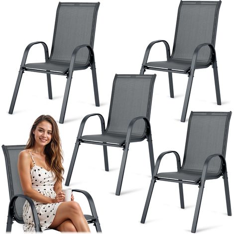Sillas de jardín textiles Sofotel SO-980, juego de 4 (1/5)