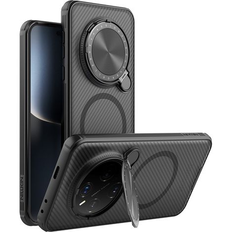 Honor Magic 7 Pro Hülle, Nillkin Armor, CamShield Prop, Magsafe, Schwarz (1/5)