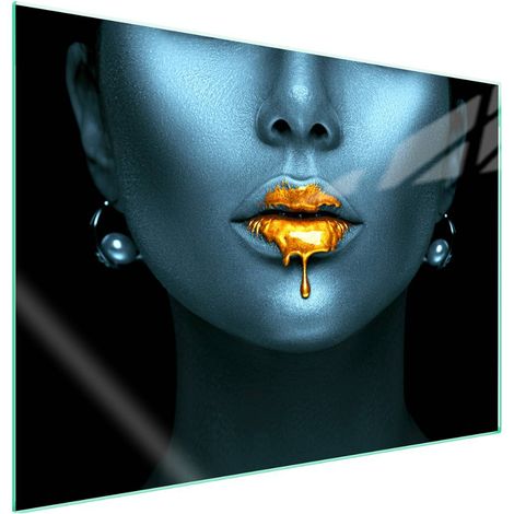 Plaque de protection en verre pour poêle 70x52 Face (1/5)