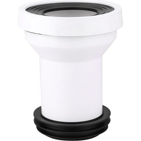Toiletten-Abflussrohradapter, Kunststoff-Toiletten-Kanalisations-Abflussrohrinstallation, Dichtungsfitting, Verbindungsstück für Badezimmer-Toilette (1/4)