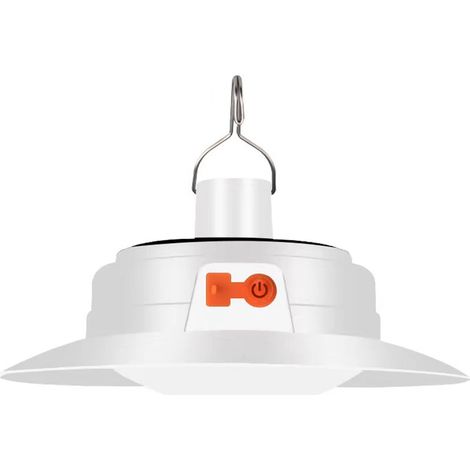 Lampe de poche LED rechargeable pour camping, lanterne solaire étanche, éclairage d'urgence extérieur pour tente (1/5)