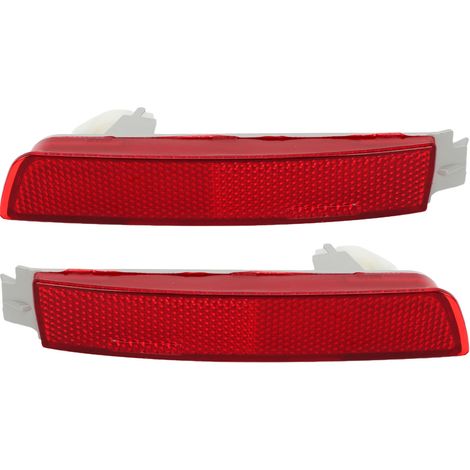 Kit de réflecteurs de pare-chocs arrière 265605C000 (pare-chocs arrière gauche et droit, surface lisse) pour Infiniti QX70 modèle de base et FX35 modèle de base.