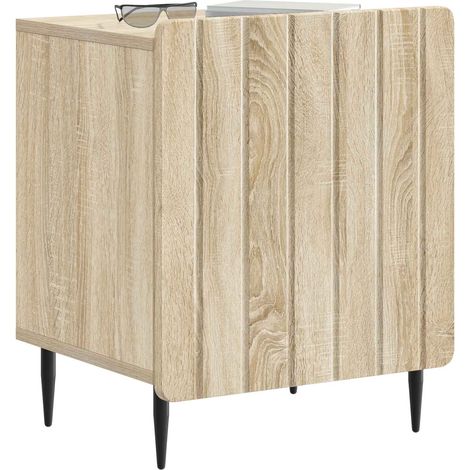 Maison Exclusive - Nachttisch Sonoma-Eiche 43 x 34,5 x 52 cm Holz