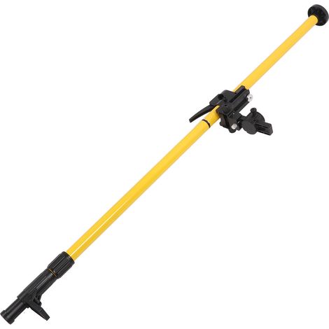 Mât de montage laser de 4,2 m Rotation à 360 degrés Tige télescopique laser multifonctionnelle à réglage fin avec base à ressort (1/5)