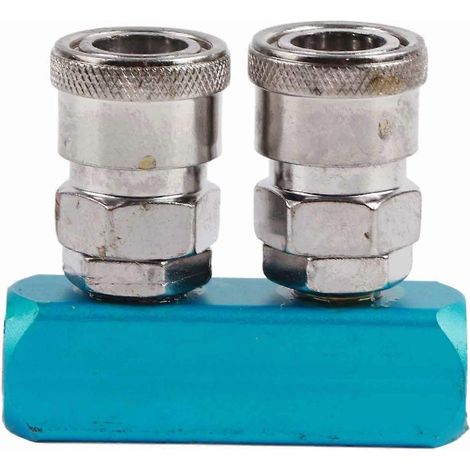 12-mm-Pneumatik-Schnellkupplungs-Innengewinde für Luftschlauchanschluss PT1/4 (2-Wege)