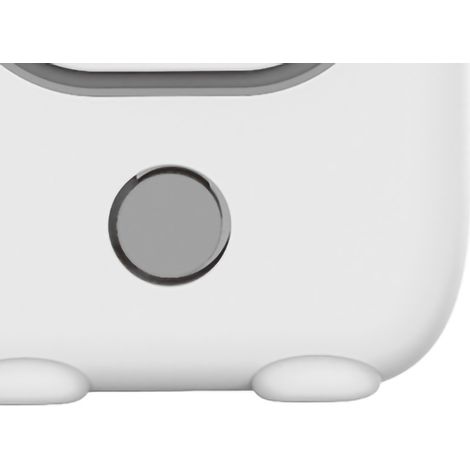 Mini-USB-Tischventilator, elektrischer Standventilator, tragbarer, blattloser Nackenventilator, ideal für Sportler und Menschen mit sitzender Tätigkeit, Modell 6015A Little Devil, weiß (1/5)