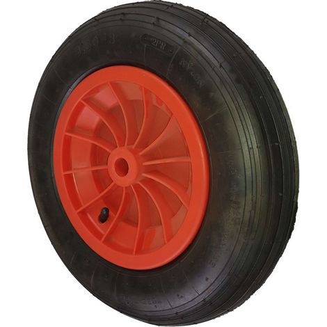 Roue gonflable 380 x 95 moyeu nylon lisse (1/2)