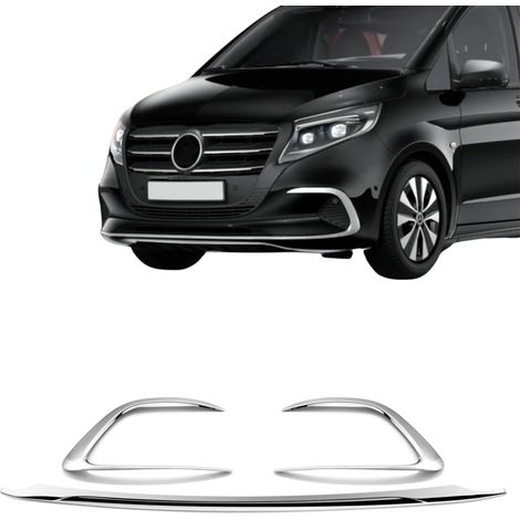 Baguette de pare-chocs avant chromée autocollante pour Mercedes Vito W447 2023