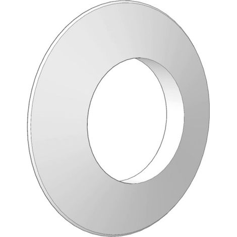 Rosone ø 100 mm in E.P.D.M. bianco per sistema rigido monoparete 00000051036 (1/2)