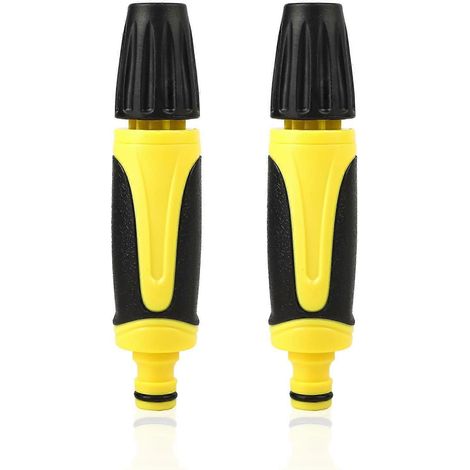 2 PCS Pressure Garden Hose Nozzle Set, 360° Rotating Leak Spray for Car Wash and Gardening (1/4)