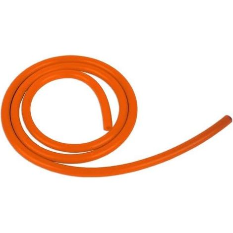 Tuyau Silicone - 1 Mètre - 8mm Intérieur - Orange - Résistant Chaleur Et Huile - Pour Automobile (1/2)