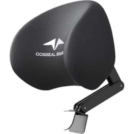 Fixation d'appuie-tête en mousse mémoire pour chaise de bureau, Oreiller de soutien lombaire réglable, Oreiller de tête éponge élastique, Support du cou de la chaise de bureau