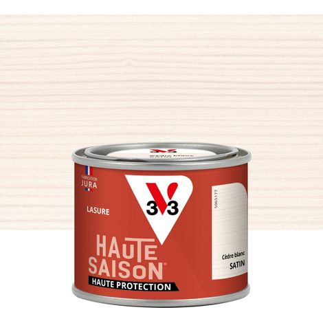 V33 Lasure V33 Haute saison 8 ans cèdre blanc satiné 0.125 l