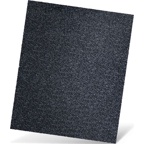 MENZER Black Fogli abrasivi, 280 x 230 mm, p. Levigatrici manuali, Carburo di silicio (10 Pz.) G240