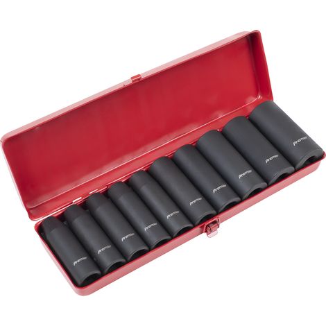 Sealey AK58/11M Premier Deep Impact Socket Set 1/2"Sq Drive 10pc