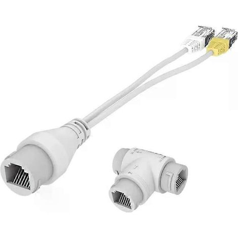 Câble d'économie PoE 1 vers 2, connecteur RJ45 à trois voies, pour caméra JXLGV (1/4)