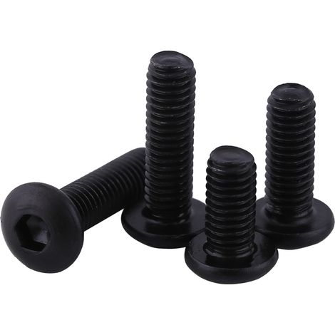 M3 Black Color 10.9 Alloy Steel Button Head Hex Socket Screws (M316mm)