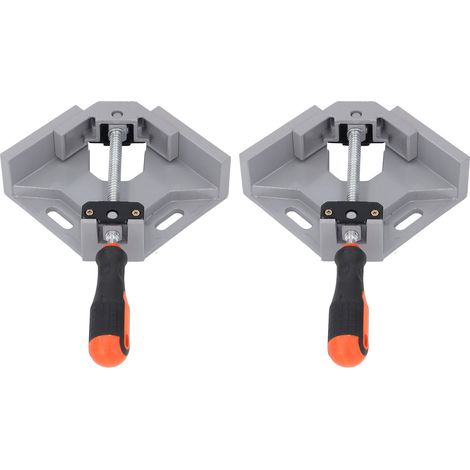 2Pcs Corner Clamp Set 90 Degree Right Angle Woodworking Clamping Jig for Picture Framing Wood Frame (1/5)