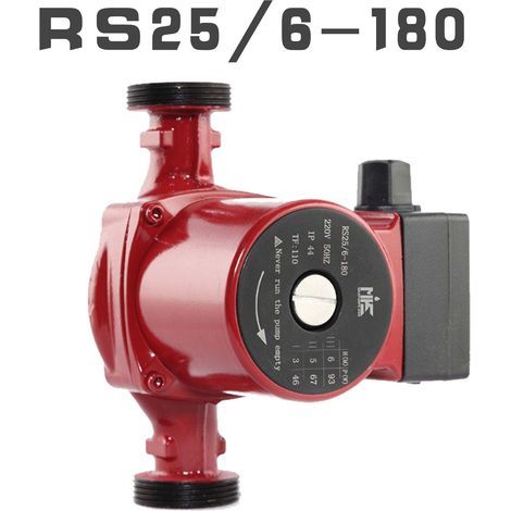 Pompe de chauffage 25-60/180 – Circulation efficace – Filetage mâle 1,5" – Débit maximal 56 L/min – Consommation 46-93 watts (1/5)