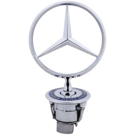 Convient pour Mercedes-Benz tête de blé carrée marque couverture d'avion carréeW124 W202 W203 W208 W210/44mm (1/5)