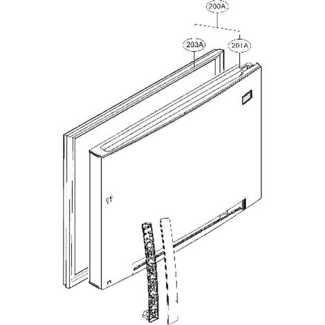 Portello del freezer (rif. 200A) - Frigorifero, congelatore - LG - 322604